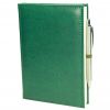 Notes A-5 z gumką na długopis 1173 zielony